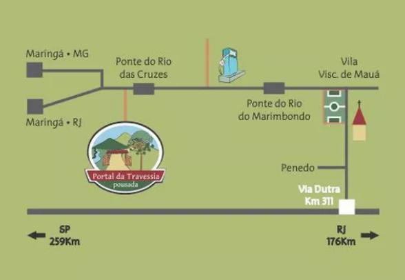 Pousada Sitio Portal Da Travessia Visconde de Mauá Exterior foto